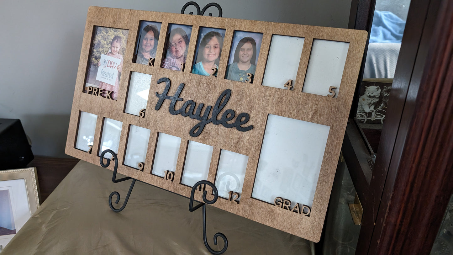 Personalized School Picture Frame PreK-12